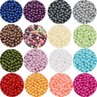 3mm 1000Pcs Mix 17 Color Round UV Resin Imitation Pearl Beads No Hole Loose Beads DIY Jewelry Garment Beads Making Craft Supply