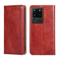 สำหรับ Samsung Galaxy S20 Ultra PU + TPU Gloss Oil Solid Color Magnetic Horizontal Flip Leather Case With Holder &amp; Card Slot &amp; Wallet