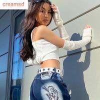 CREAMSD ทึบสีอบอุ่นผู้หญิงแบบถักครึ่งนิ้วแบบเรียบง่ายเครื่องอุ่นแขนเครื่องอุ่นแขนนุ่มยืดหยุ่นที่ข้อมือแขนเสื้อขนแกะ