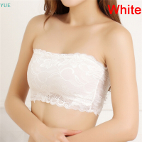 ?【Lowest price】YUE ผู้หญิงเซ็กซี่ลูกไม้ยืด Boob หลอดด้านบนสิ้นส์รัดเบาะชุดชั้นในสง่างาม