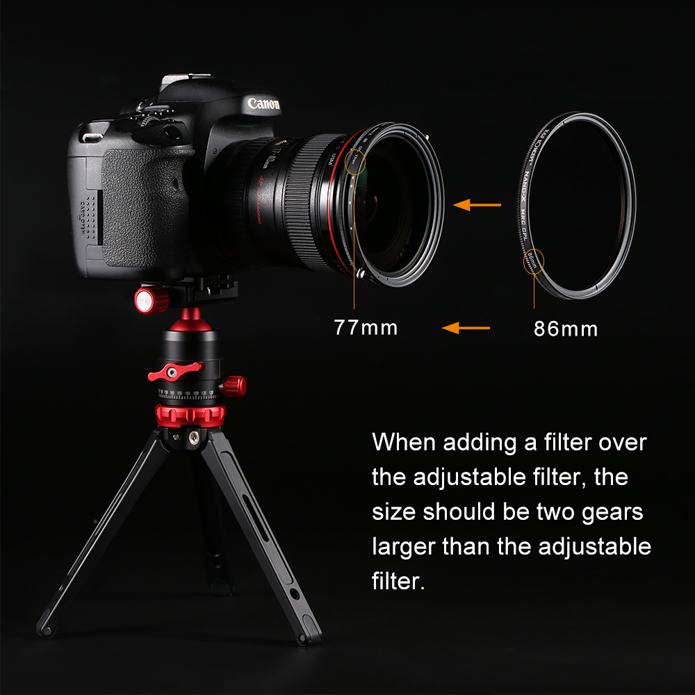K&F Concept 67mm Variable Fader ND2-ND32 ND Filter and CPL Circular Polarizing Filter 2 in 1 for Camera Lens No X Spot Weather Sealed 