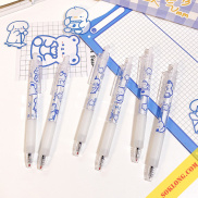 Bút bi bấm trong suốt hình gấu cute B37 -vpp Tue Minh