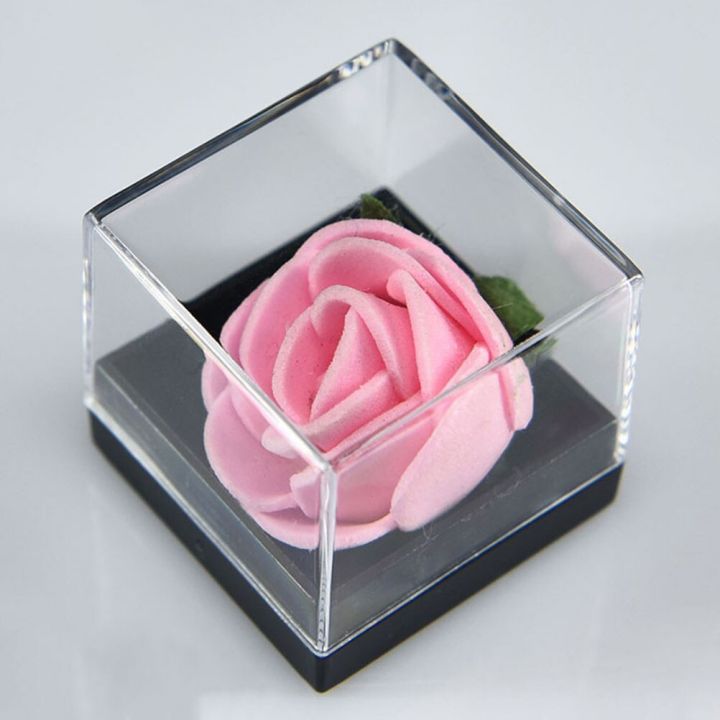 ใหม่2023-12pcs-transparent-square-กล่องตัวอย่างน้ำแร่คอลเลกชันกล่องเก็บของธรรมชาติแร่หินตัวอย่างน้ำแร่กล่องกล่อง