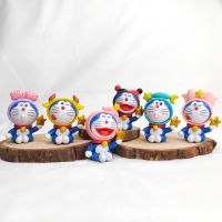 โมเดลโดเรม่อน 1 เซ็ท 12 ชิ้น งานดี สีสดสวย Doraemon Model 12 pcs./set ตั้งได้ทุกตัว ขนาดความสูงประมาณ 5 เซนติเมตร