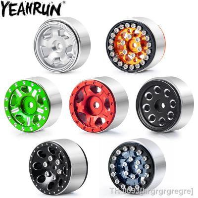 ○ hrgrgrgregre YEAHRUN-CNC Alumínio Beadlock Roda Jantes Hubs para 1/24 SCX24 Deadbolt Gladiador 4WD TRX4M Peças 1.0