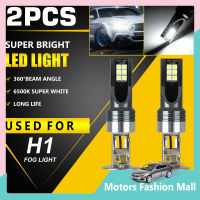 ชุดแปลงหลอดไฟไฟหน้ารถมอเตอร์ไซค์แบบ Led H1 2ชิ้นลำแสงไฟสว่างจ้าเป็นพิเศษต่ำ6500K Ip68สีขาว14000lm กันน้ำ