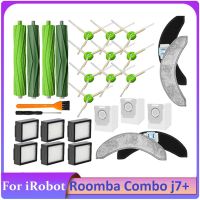 29PCS Parts Kit for IRobot Roomba Combo J7+ Robotic Vacuum Cleaner Rubber Brushes Filters Side Brushes Mop Bags