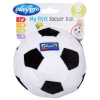 Playgro My First Soccer Ball ของเล่น ลูกฟุตบอลผ้า มหัศจรรย์เขย่าแล้วมีเสียง