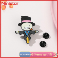 Ministar Hal เข็มกลัดปราสาทหุ่นไล่กาเคลื่อนย้ายได้เข็มกลัดเจ้าชายหัวผักกาดหัวโลหะคุณภาพสูงของขวัญเครื่องประดับเข็มติด