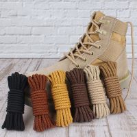 1 Pair Round Shoe Laces For Martin Shoes Sneakers Shoelaces Solid Boots Shoelace Solid Weaving Wear-resistant Shoestring