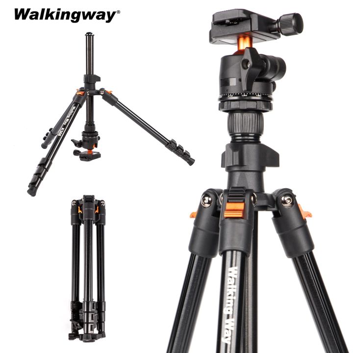 walkingway-ขาตั้งกล้องสามขาสำหรับกล้อง-dslr-กล้องสูงระดับมืออาชีพ62-99นิ้วขาตั้งกล้องท่องเที่ยวอะลูมิเนียมแบบพกพาพร้อมหัวบอลพาโนรามา360องศา