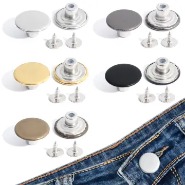 Adjustment Screw Waist Button No Nails Detachable Button Garment Hooks  Buckle