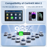 CarlinKit Mini 2 Car Play Wireless CarPlay Adapter สำหรับ Toyota Nissan Peugeot Seat Citroen Audi Opel Kia Ford MG VW