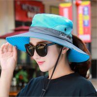 WZCX Outdoor Collapsible Fisherman 39;S Hat Adjustable Summer Casual Splice Hiking Sun Protection Basin Cap Sun Hats