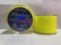 สายเอ็น SHADOW 1/4  มี 2 สี  ( สีเหลือง / สีเขียว )เอ็นตกปลาOKAWA ของแท้ 100% ผลิตจากประเทศญี่ปุ่น เอ็นโหลด เหนียวทนทาน จมน้ำเร็ว ใช้งานได้อย่างยาวนาน