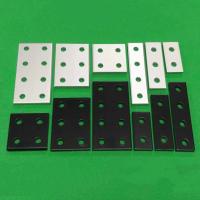 3 Holes Joining Plate 1515 2020 3030 4040 4545 Connection Plate Corner Bracket Joint Board For Aluminium Profiles Silver Black Laptop Stands