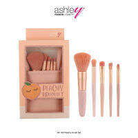 AA-192 Ashley Peachy brush set ชุดแปรงสีพีชน่ารักสดใส