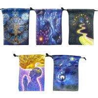 【HOT】❂☌ 13X18cm Card Storage Drawstring Jewelry Witch Divination Witchcraft Board Games