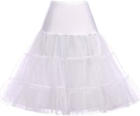 ใหม่ Fashioned ticoat กระโปรง Rockabilly Dress Crinoline Underskirts สำหรับผู้หญิง