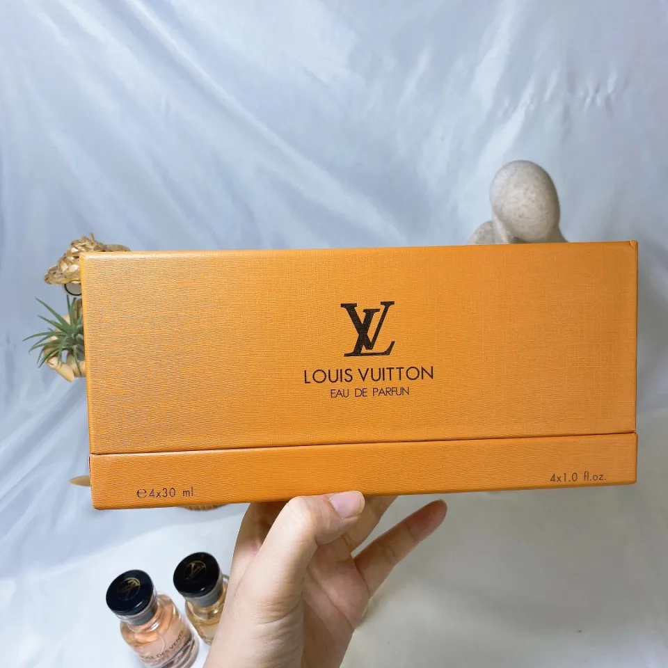 100% Authentic Louis Vuitton Perfume Sample Set 30ml 4 in 1 Perfume Gift  Box 4