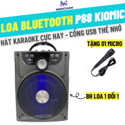 Loa bluetooth di động P88 P89 Kiomic âm thanh cực chuẩn tặng kèm micro hát