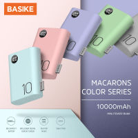 BASIKE Mini Dual USB LED 10000 mAh Cell Phone Fast Charging Android For iPhone Xiaomi