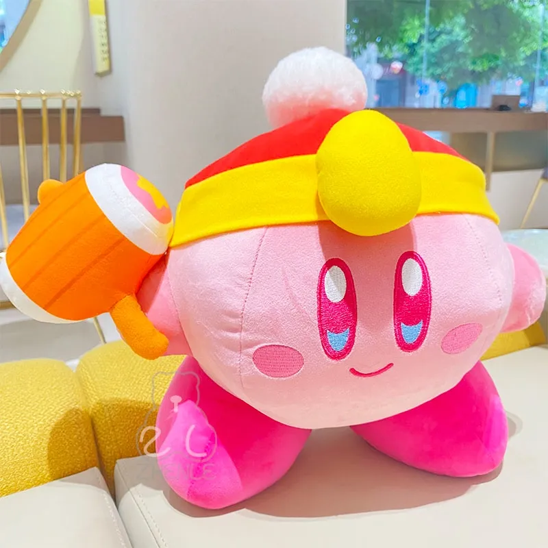 HOT Plush toys Game HOT 543] Bandai 32cm Kirby Plush Toy Anime Queen Star  Hammer Fighter Star Kirby Doll Animation Peripherals Toy Children 39;s  Birthday Gifts