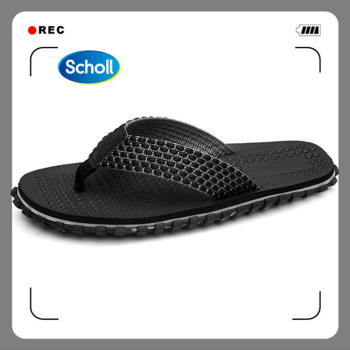 scholl-รองเท้าสกอลล์-ไบโอ-ดอนนี่-เมน-beckham-ii-รองเท้าแตะคีบ-ผู้ชาย-รองเท้าสุขภาพ-นวัตกรรม-biomechanics-รองรับอุ้งเท้า-สำหรับภาวะเท้าแบน