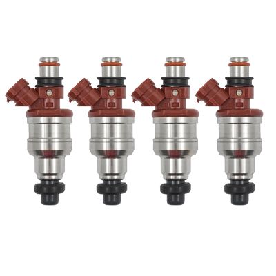 4X Fuel Injectors Replacement Accessories for 1989-1995 Toyota 4Runner Pickup T100 22RE 2.4L 23209-35040 23250-35040