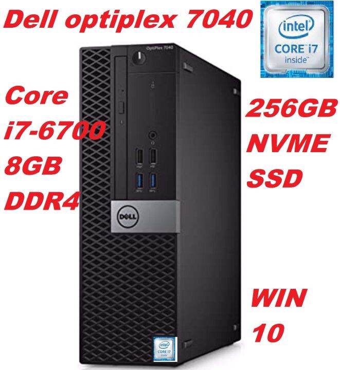 DELL OPTIPLEX 7040 SFF [ INTEL CORE i7-6700 6TH GEN/8GB DDR4 RAM/256GB NVME SSD /INTEL HD GRAPHIC/HDMI DISPLAY PORT/WIN10/ FREE POWER CORD .MOUSE | Lazada DELL OPTIPLEX 7040 SFF [ INTEL CORE i7-6700 6TH GEN/8GB DDR4 RAM/256GB NVME SSD /INTEL HD GRAPHIC/HDMI DISPLAY PORT/WIN10/ FREE POWER CORD .MOUSE | Lazada