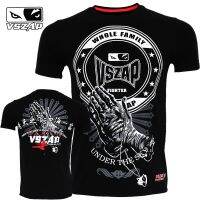 2023 NewVszap ประเทศไทยโลตัสสไตล์มวยการฝึกอบรมเสื้อยืด MMA Tee คิกบ็อกซิ่งมวยไทยการฝึกอบรม Fightwear ออกกำลังกาย Breathab04