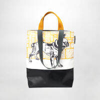 กระเป๋า Tote Bag Akaneg Form ลาย Pitbull Terrier (1912) by Moriz Jung.