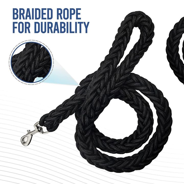heavy-and-duty-dog-leash-120cm-durable-nylon-braided-dog-walking-leash-for-medium-and-large-breed-dogs-pet-puppy-traction-rope