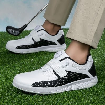 2023 new Cross-border supply new golf shoes man fixed forcer rubber soles sports shoes outdoor training shoes