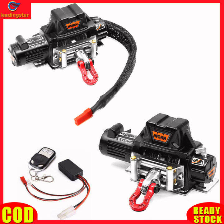 leadingstar-rc-อุปกรณ์รถ-rc-กว้านไฟฟ้าเครื่องกว้านโลหะอัปเกรดใช้ได้กับ-scx-10-90046-d90-traxxas-trx4-redcat