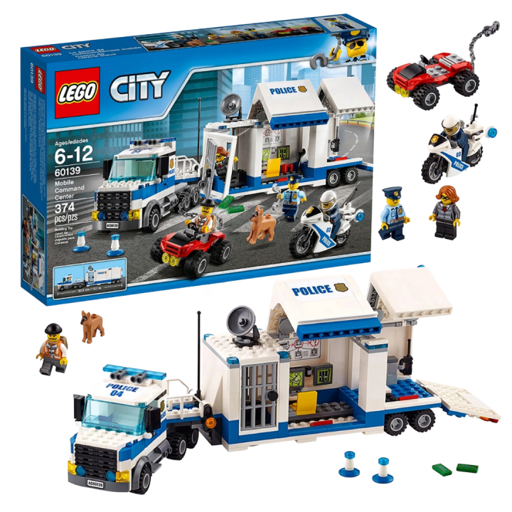 Special Collection LEGO City Police Mobile Command Center Truck 60139 ...