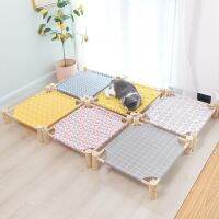 [COD] bed dog kennel summer wooden available cat mat easy to disassemble and wash supplies