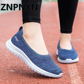 ZNPNXN 2020 Giày lười đế bệt Hàn Quốc cho phụ nữ Đi máy bay giản dị Không trơn trượt Giày chạy bộ thoải mái Kích thước 35-42