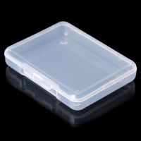 Rectangular Plastic Clear Transparent Storage Box Collection Container Organizer 8x5x2.2CM