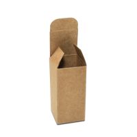 50pcs/lot Brown Flodable Kraft Paper Package Box Wedding Party Small Gift Lipstick Packaging Paperboard Decoration Packing Boxes