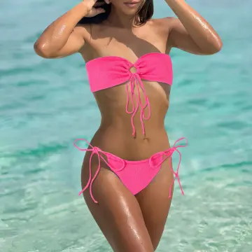 Women Bandeau Bandage Bikini Set Push-Up Brazilian Teen Girl Swimming Suit