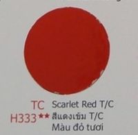 สีสเปรย์ซามูไร รถฮอนด้า สีแดงเข้ม T/C เบอร์ TCH333 ** Scarlet Red T/C - SAMURAI SPRAY HONDA - 400ml