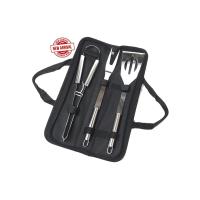 Black Bag Barbecue Tool Set 3 pcs.(SS) อุปกรณ์ทำบาร์บีคิว