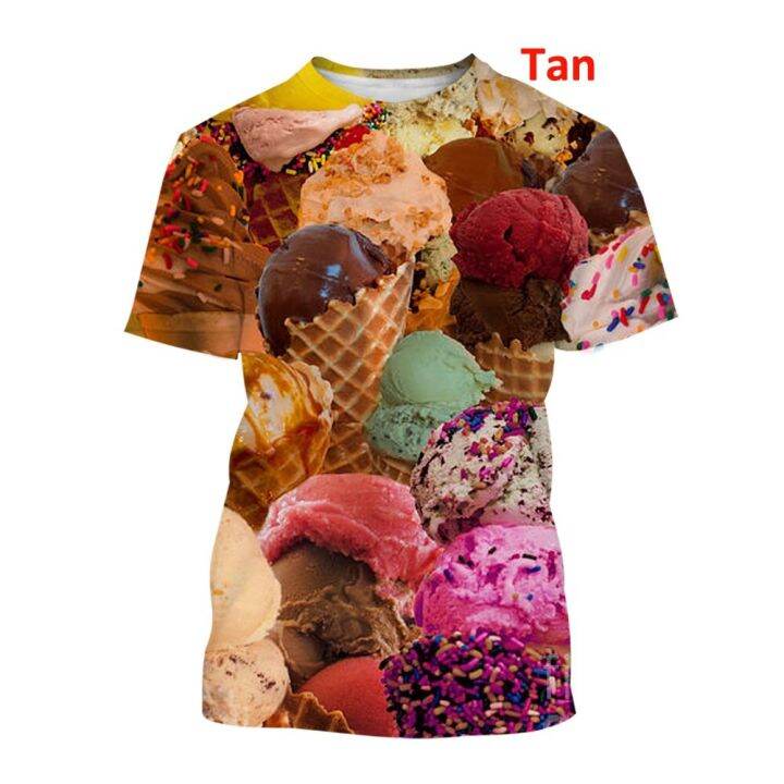 2022-summer-children-cake-colorful-ice-cream-printed-t-shirts-kids-cool-clothes-funny-boys-girls-t-shirts-baby-tees-tops