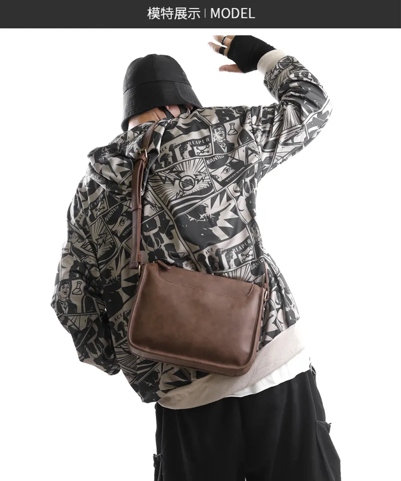 MV Bag Sling Bag Premium Quality Messenger Shoulder Crossbody Men Casual  Brown Beg Silang Sandang Pouch Lelaki Murah [L5191-GXD]