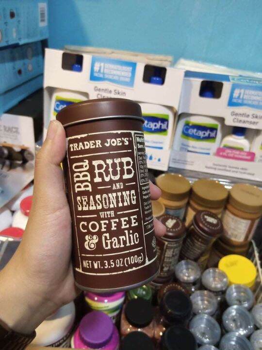 Barbeque Rub BBQ and Seasoning with Coffee and Garlic 100g Trader Joe's US IMPORTED 🇺🇲 BEST BY