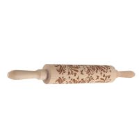 Wooden Embossing Rolling Pin Easy to Clean and Convenient to Use Tool Ideal Gift for Mother Grandmother SAL99 Bread  Cake Cookie Accessories