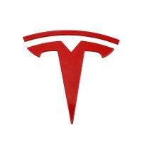 ฝาครอบฝากระโปรงท้ายรถยนต์สำหรับ Model3โลโก้ Tesla อุปกรณ์ตกแต่งสติ๊กเกอร์โลโก้