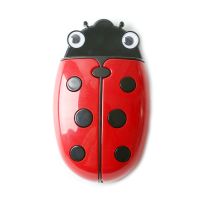 Cute Ladybug Fridge Magnetic Storage Box Eraser Whiteboard Pen Organizer Save Space Kitchen Container