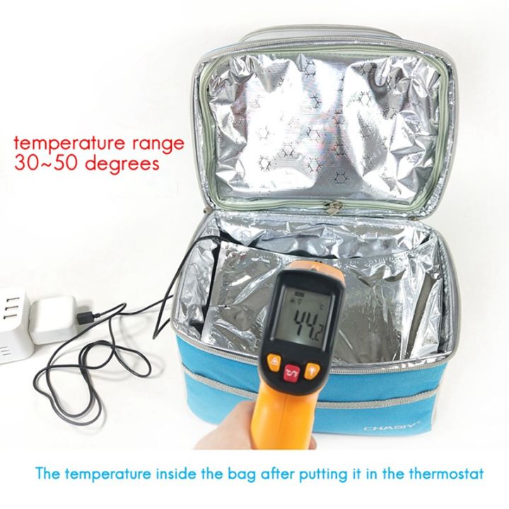 2x-outdoor-tool-usb-thermostat-heat-preservation-plate-bag-lunch-plate-food-bag-heater-milk-thermal-warmer-bag